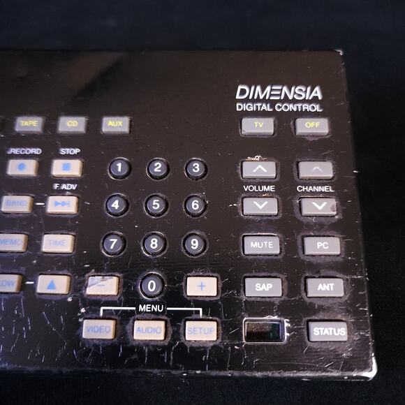 Vintage RCA Dimensia Digital TV Control Classic Remote Control Transmitter READ - Picture 2 of 6